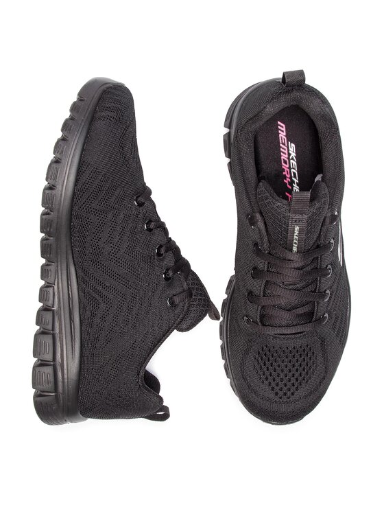 Skechers Skechers Sneakersy Get Connected 12615/BBK Czarny