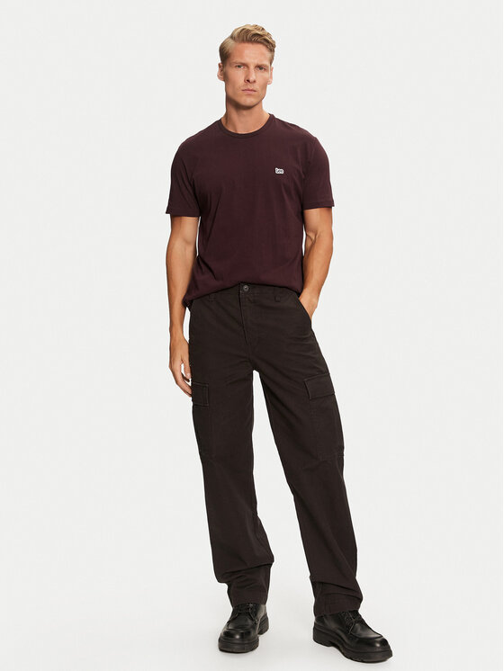 Lee Lee T-Shirt 112355585 Fioletowy Regular Fit