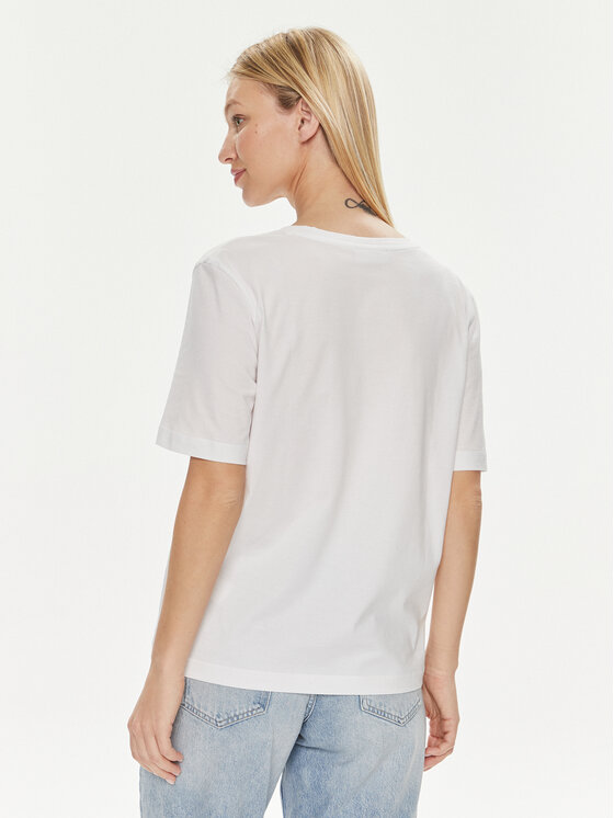 Lacoste Lacoste T-shirt TF7300 Bianco Regular Fit