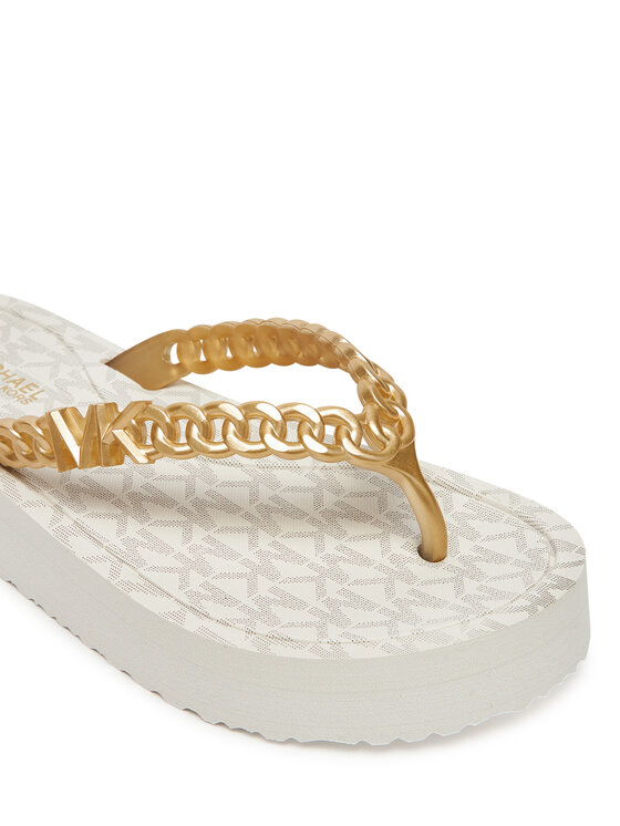 MICHAEL Michael Kors MICHAEL Michael Kors Japonki Zaza 40S5ZAFA1B Kremowy