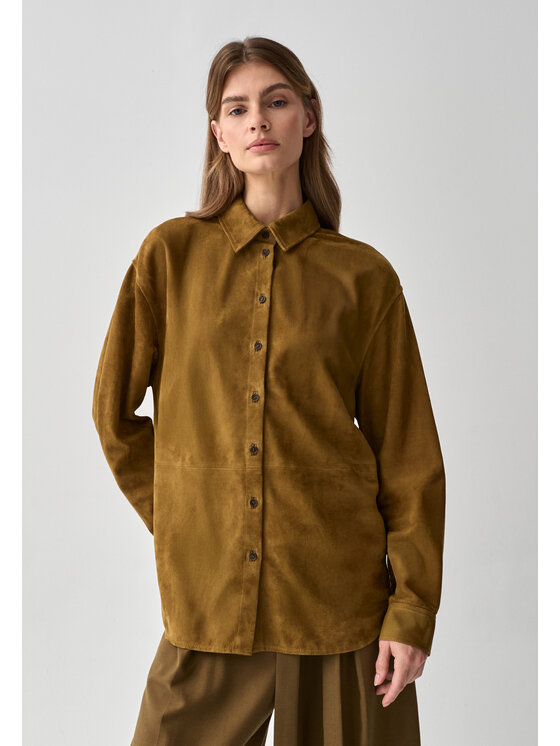 TATUUM TATUUM Koszula SELENY Zielony Loose Fit