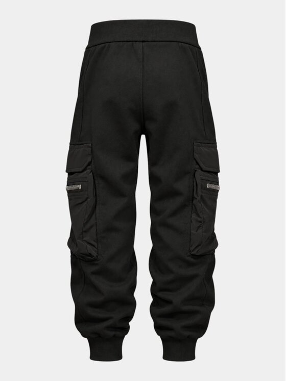 MADE BY SOCIETY MADE BY SOCIETY Spodnie materiałowe CARGO Pants - P37699 Czarny Basic Fit