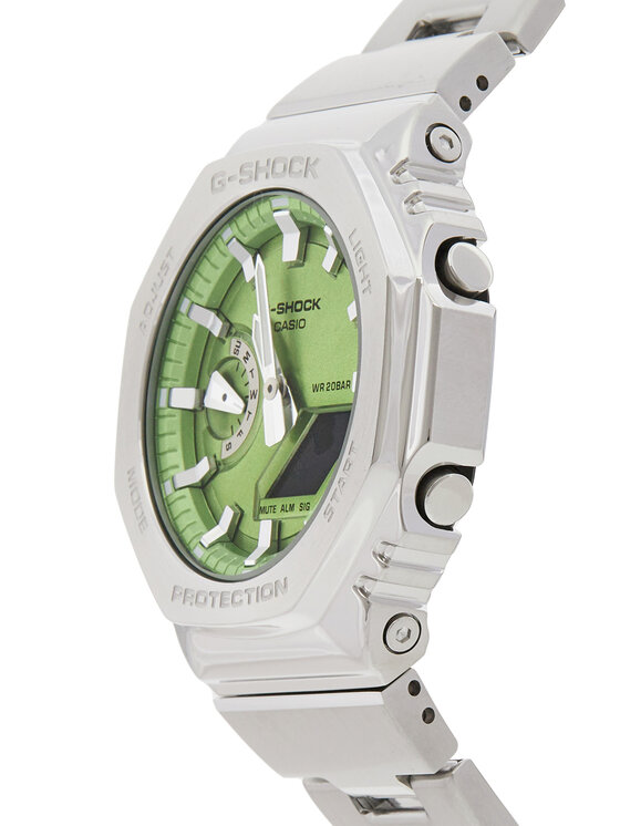 G-Shock G-Shock Ρολόι G-Steel GM-2110D-3AER Ασημί