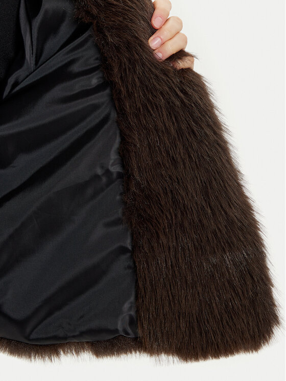 Haveone Haveone Krzno KLA-M016 Smeđa Loose Fit