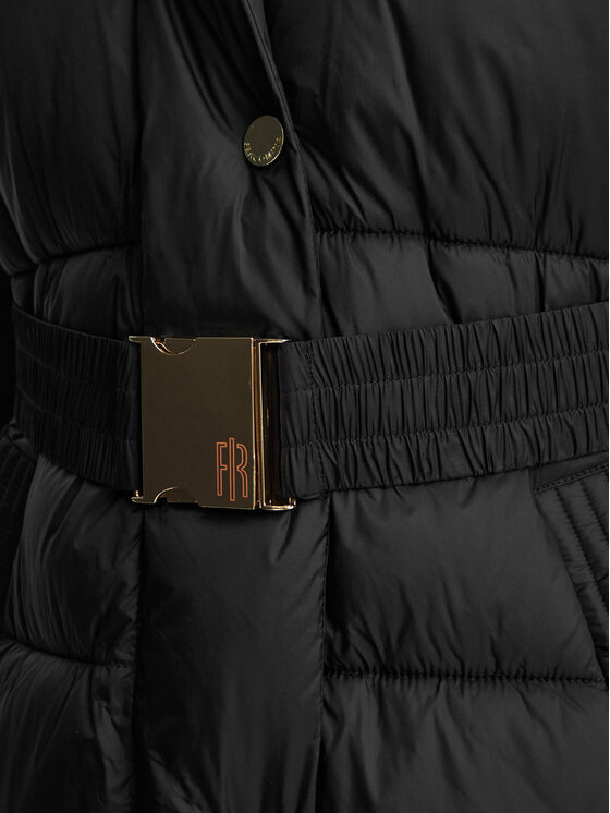 Fracomina Fracomina Зимова куртка FR26WC3008O42301 Чорний Regular Fit