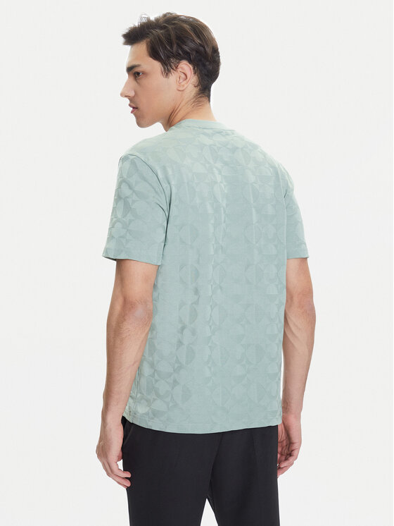 BOSS BOSS T-Shirt 50538184 Zielony Relaxed Fit