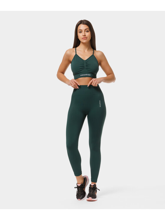 Carpatree Carpatree Biustonosz sportowy Allure Bra Zielony