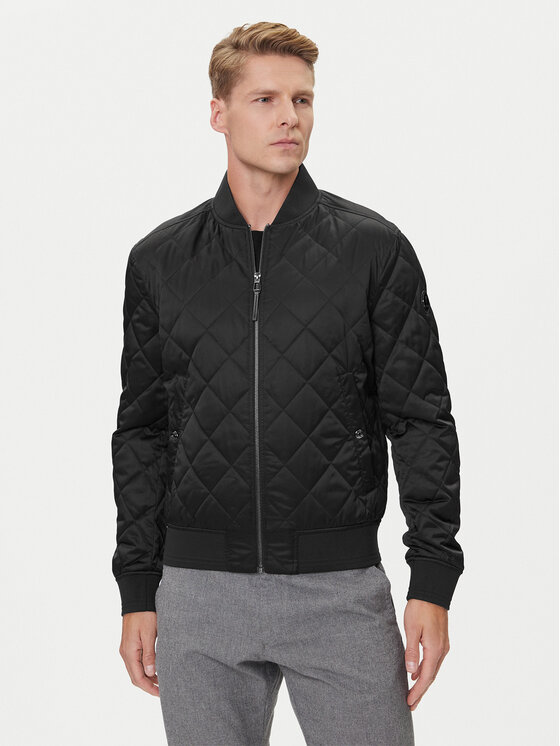 JOOP! JOOP! Μπόμπερ μπουφάν 17 JO-330Adams 30047548 Μαύρο Regular Fit