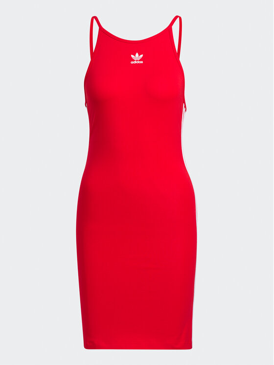adidas adidas Igapäevane kleit Adicolor Classics Tight Summer Dress IB7402 Punane Slim Fit
