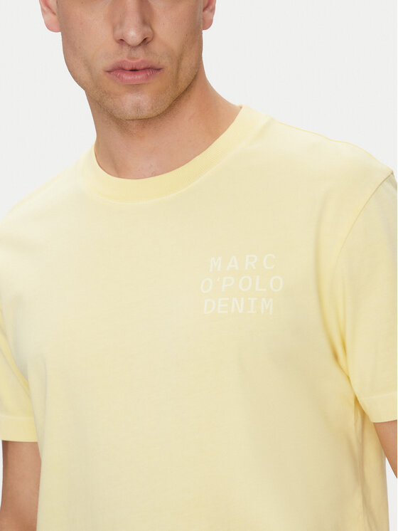 Marc O'Polo Denim Marc O'Polo Denim T-krekls 500 0006 040 Dzeltens Relaxed Fit