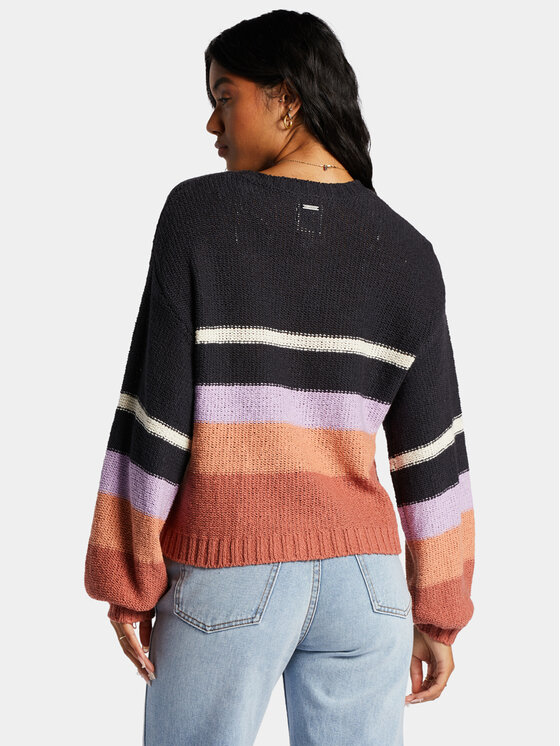 Billabong Billabong Sweter Seeing Double Swtr ABJSW00152 Fioletowy Regular Fit