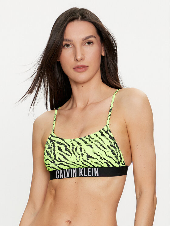 Calvin Klein Swimwear Gornji Dio Kupaćeg Kostima KW0KW02333 Zelena