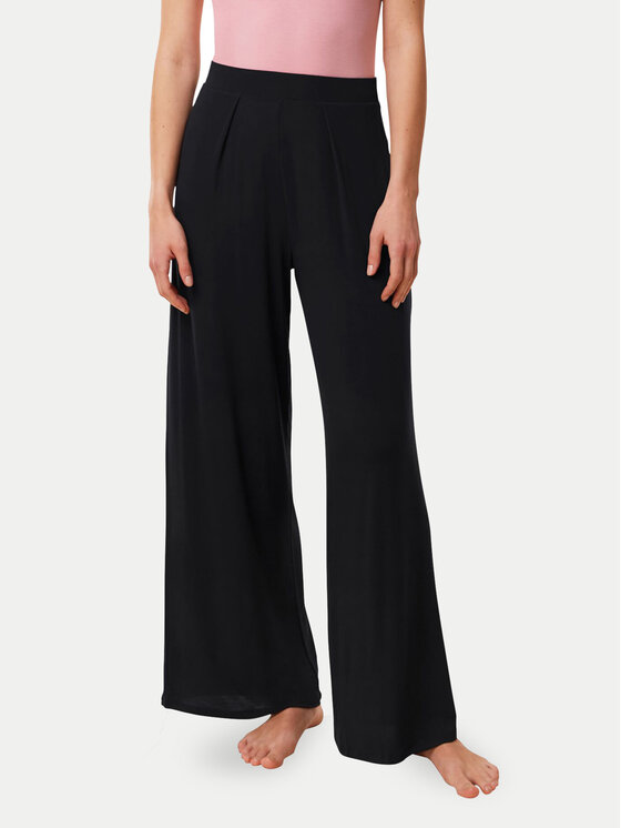 Triumph Triumph Pyjamahose Aura Spotlight 10221403 Schwarz Relaxed Fit