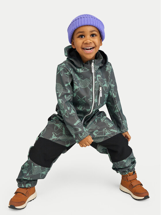 Reima Reima Softshell-Overall Nurmes 5100007C Grün Regular Fit