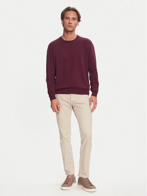 United Colors Of Benetton United Colors Of Benetton Pulover 10CVU1N60 Vijolična Regular Fit