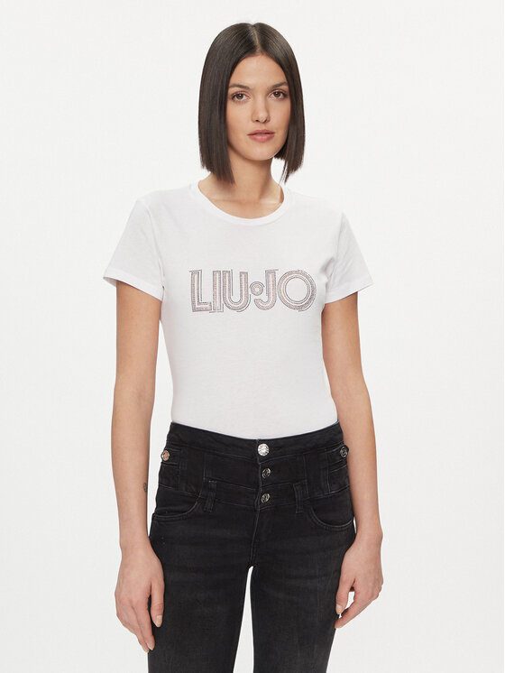 Liu Jo T-shirt WA4051 JS923 Bijela Regular Fit