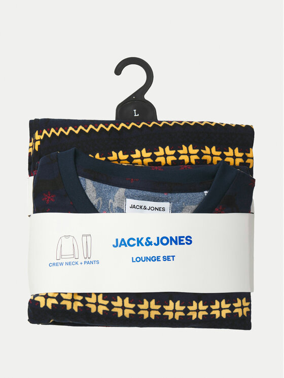 Jack&Jones Jack&Jones Pidžama 12268512 Tamnoplava Loose Fit