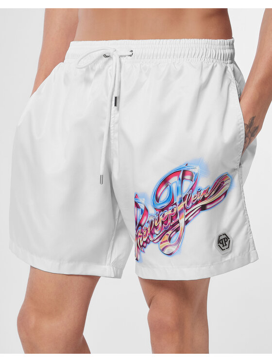 PHILIPP PLEIN PHILIPP PLEIN Kąpielówki 23375 Biały