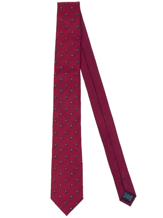 Tommy Hilfiger Tailored Tommy Hilfiger Tailored Krawatte Silk Paisley TT0TT05374 Rot