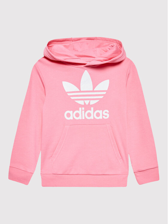 adidas adidas Світшот Trefoil HK0271 Рожевий Regular Fit