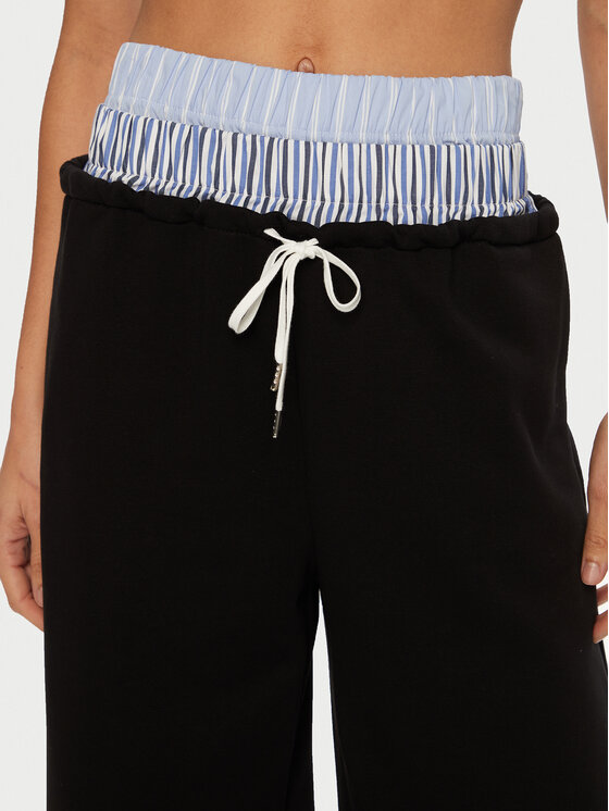 Imperial Imperial Долнище анцуг P5H0IGS Черен Relaxed Fit