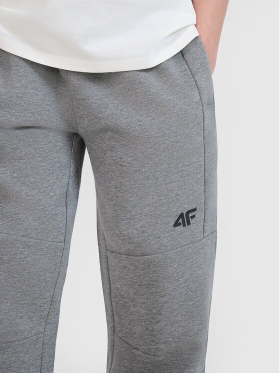 4F 4F Jogger nohavice 4FJRSS25TTROM1369-27M Sivá Oversize