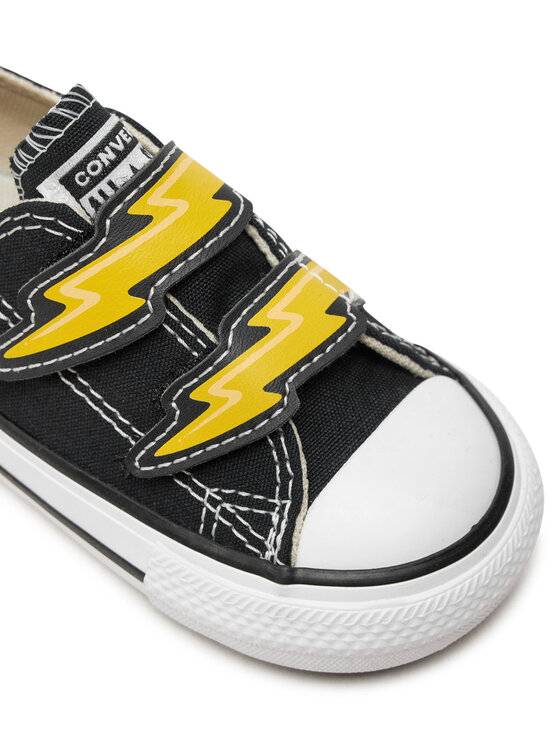 Converse Converse Tornacipő Chuck Taylor All Star Electric Bolt Easy-On A08376C Fekete