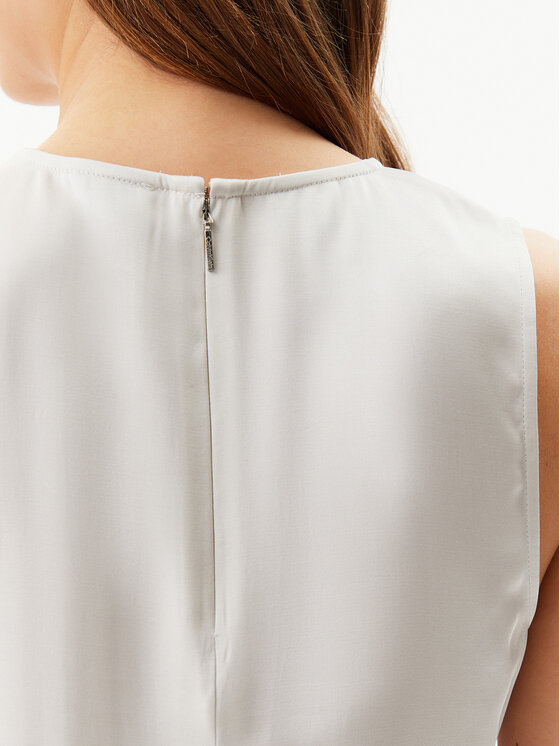 Calvin Klein Calvin Klein Top K20K208190 Szary Regular Fit