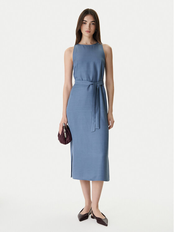 Marella Marella Sommerkleid Emme by Marella Acerbi 2615221091 Dunkelblau Regular Fit