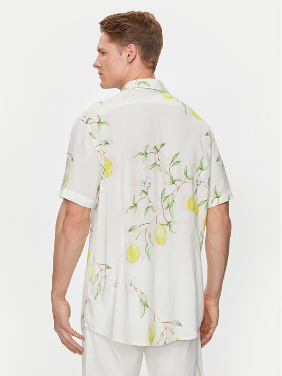 Guess Guess Риза M4GH59 WD4Z2 Бял Slim Fit