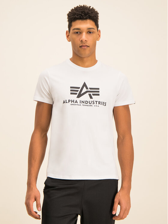 Alpha Industries T-krekls Basic 100501 Balts Regular Fit