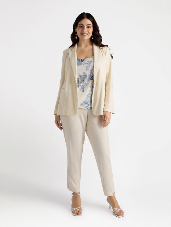 Fiorella Rubino Fiorella Rubino Giacca outdoor Q510T000189N011 Bianco Regular Fit