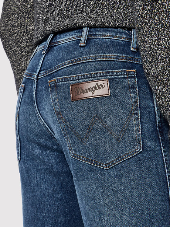 Wrangler Wrangler Jeans Texas W12SU551H 112141159 Blu scuro Slim Fit