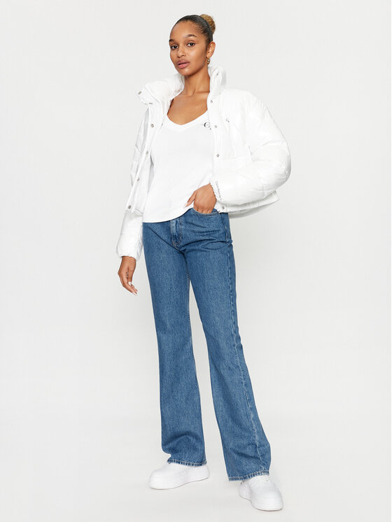 Calvin Klein Jeans Calvin Klein Jeans Bluse J20J222023 Weiß Regular Fit
