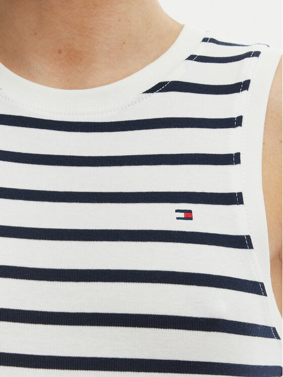 Tommy Hilfiger Tommy Hilfiger топ WW0WW47806 Екрю Slim Fit