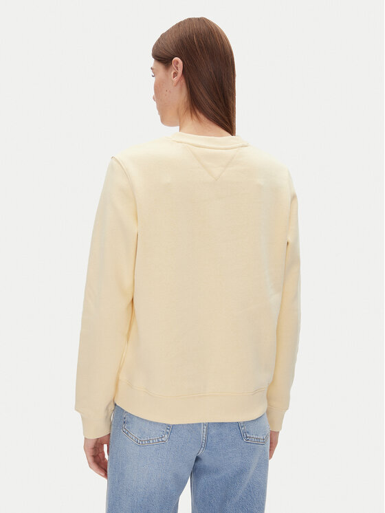 Tommy Jeans Tommy Jeans Світшот Tjw Reg S Flag Crew DW0DW19959 Жовтий Regular Fit