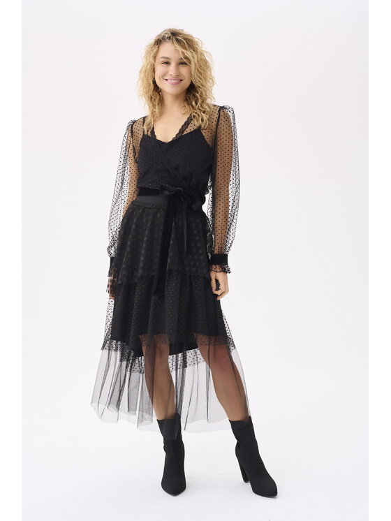 blue shadow blue shadow Bluzka Kler BS Czarny Standard Fit
