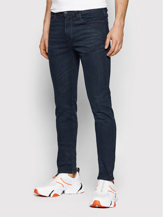 Selected Homme Selected Homme Дънки Leon 16069648 Тъмносин Slim Fit