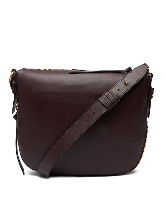 PINKO PINKO Borsetta Hobo Zip Around Classic Ai 25-26 PLTT 105113 A0QO Bordeaux