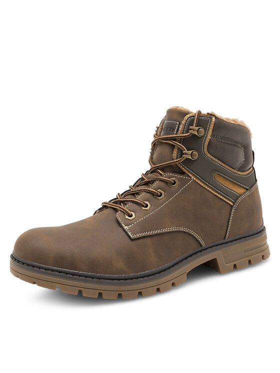Lanetti Lanetti Schnürschuhe VS21M2019-3 Braun