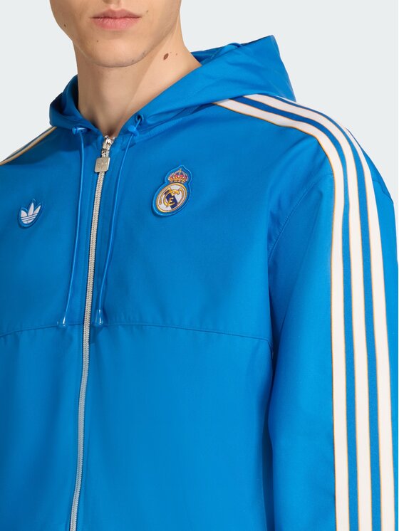 adidas adidas Kurtka wielofunkcyjna Originals Real Madrid Błękitny Loose Fit