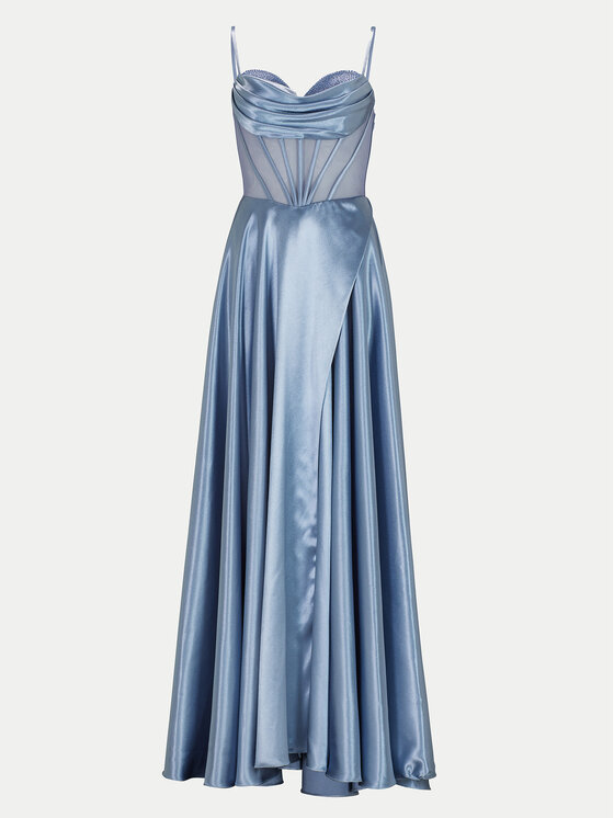 Hey Kyla Hey Kyla Abendkleid 5AG019HK Himmelblau Slim Fit