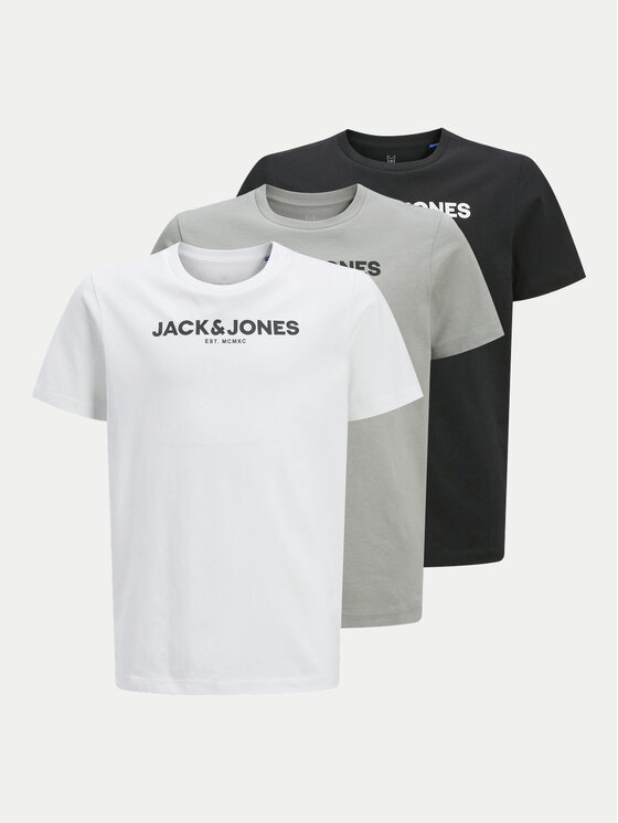 Jack&Jones Junior 3 t-kreklu kompleksts Harry 12272651 Daudzkrāsains Regular Fit