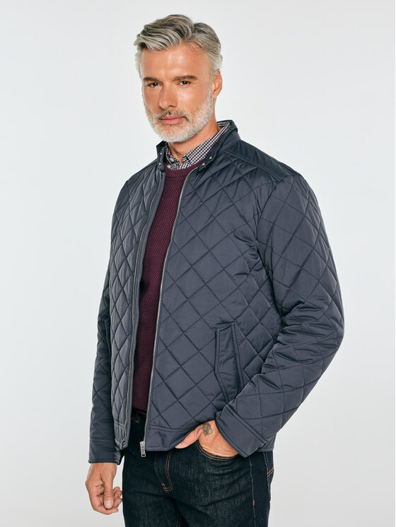 BIG STAR BIG STAR Kurtka zimowa EDMONTI Granatowy Basic Fit