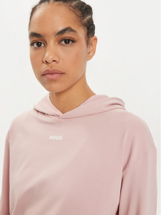 HUGO Hugo Pulóver 50490594 Rózsaszín Relaxed Fit