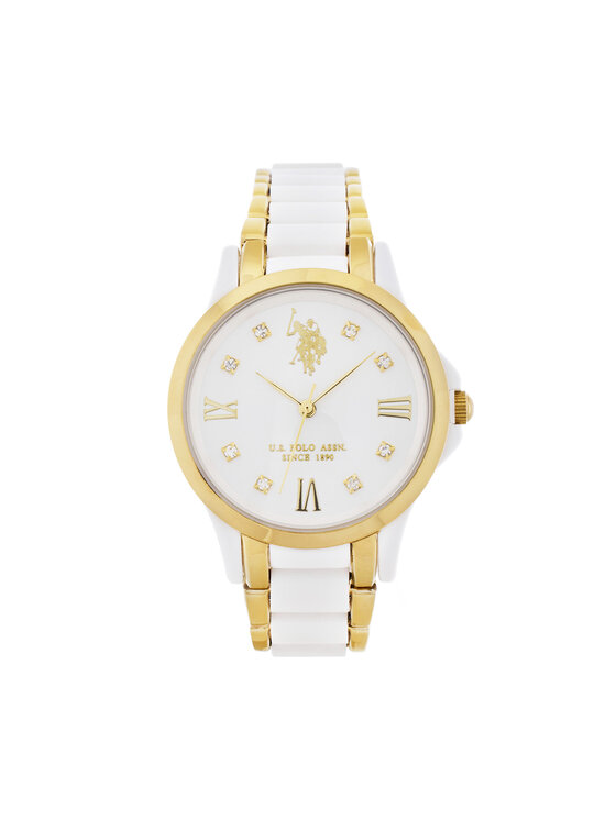 U.S. Polo Assn. Zegarek Selena USP8382YG Biały