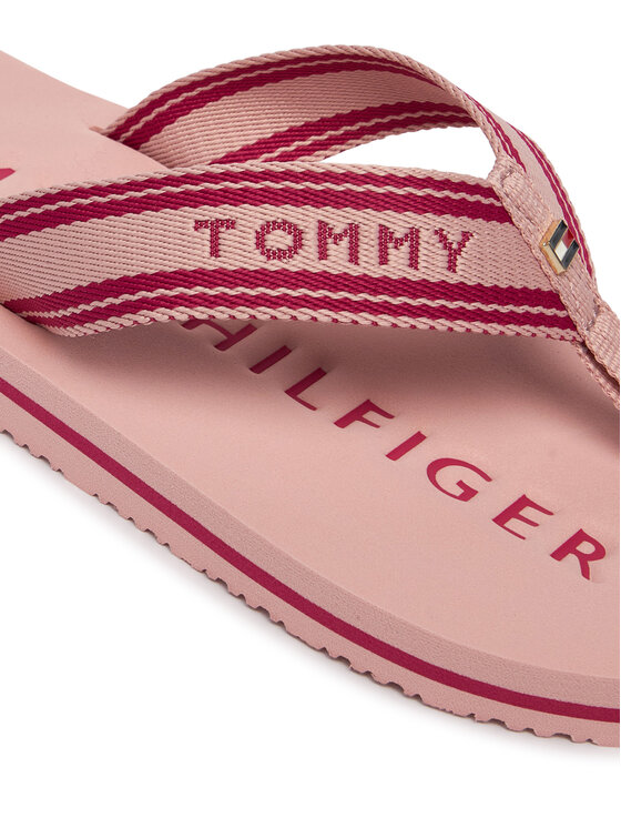Tommy Hilfiger Tommy Hilfiger Japonki Th Webbing Summer Sandal FW0FW09193 Różowy