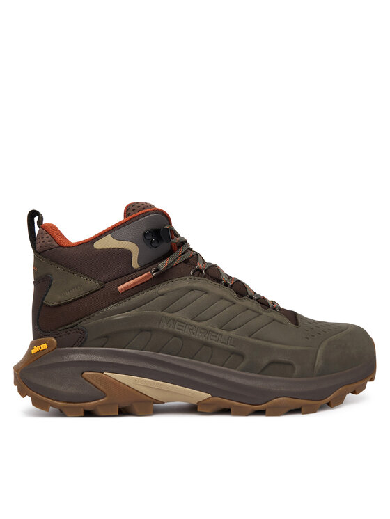 Merrell Merrell Bakancs Moab Speed 2 Leather MID Waterproof J037781 Zöld