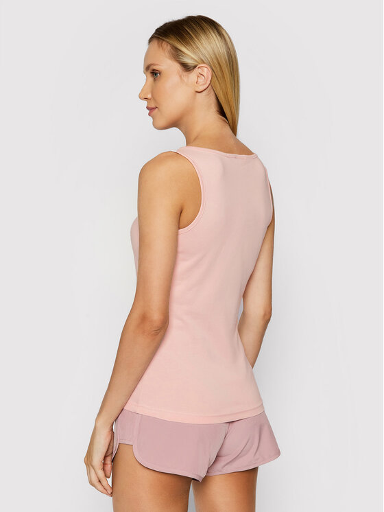 4F 4F Top NOSH4-TSD003 Różowy Slim Fit