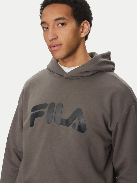 Fila Fila Felpa Landogne FAM0872 Grigio Regular Fit